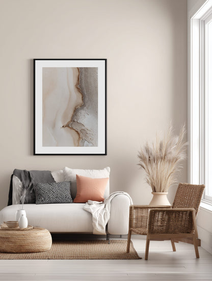 Abstract Plaster Texture Poster