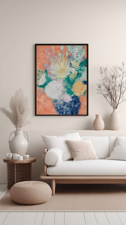 Sunset Blossom Bouquet Poster