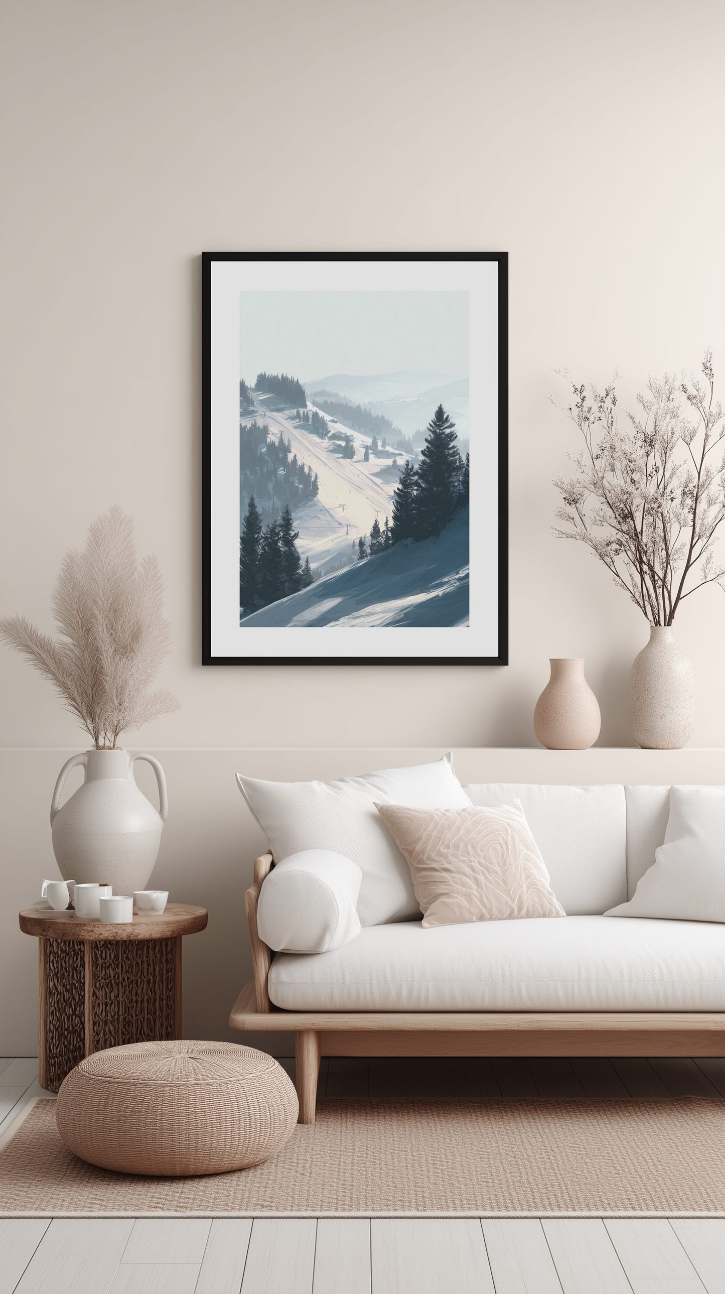 Ski Slope Poster