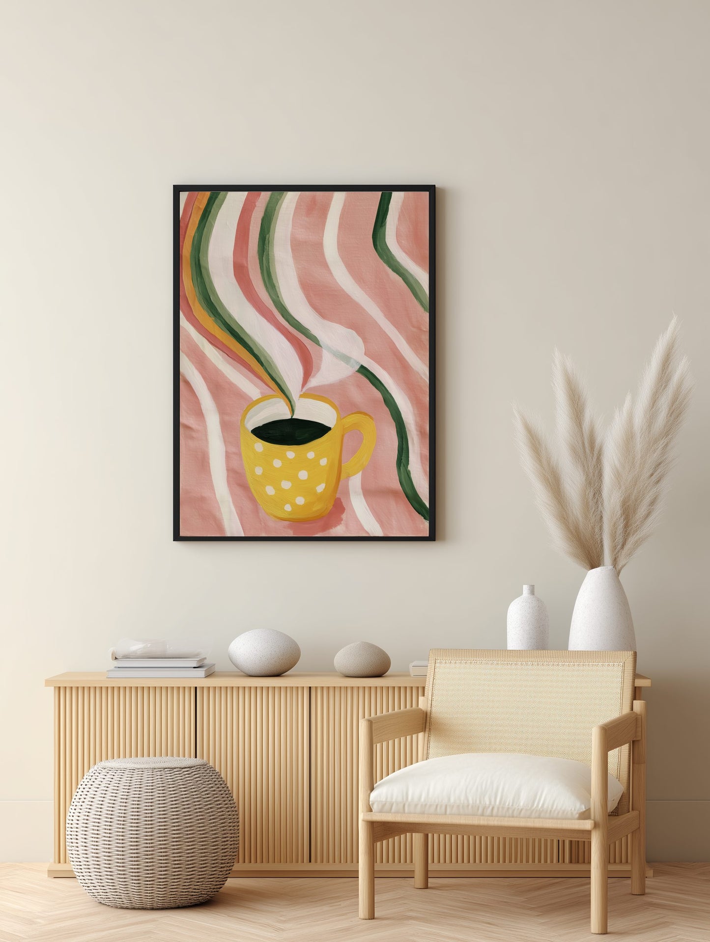 Rainbow Coffee Morning Poster