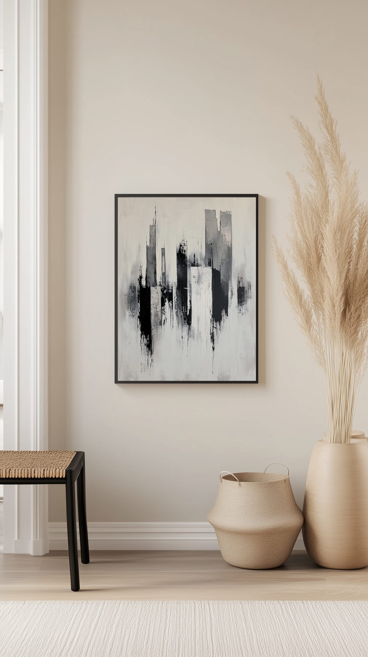 Cityscape Monochrome Poster