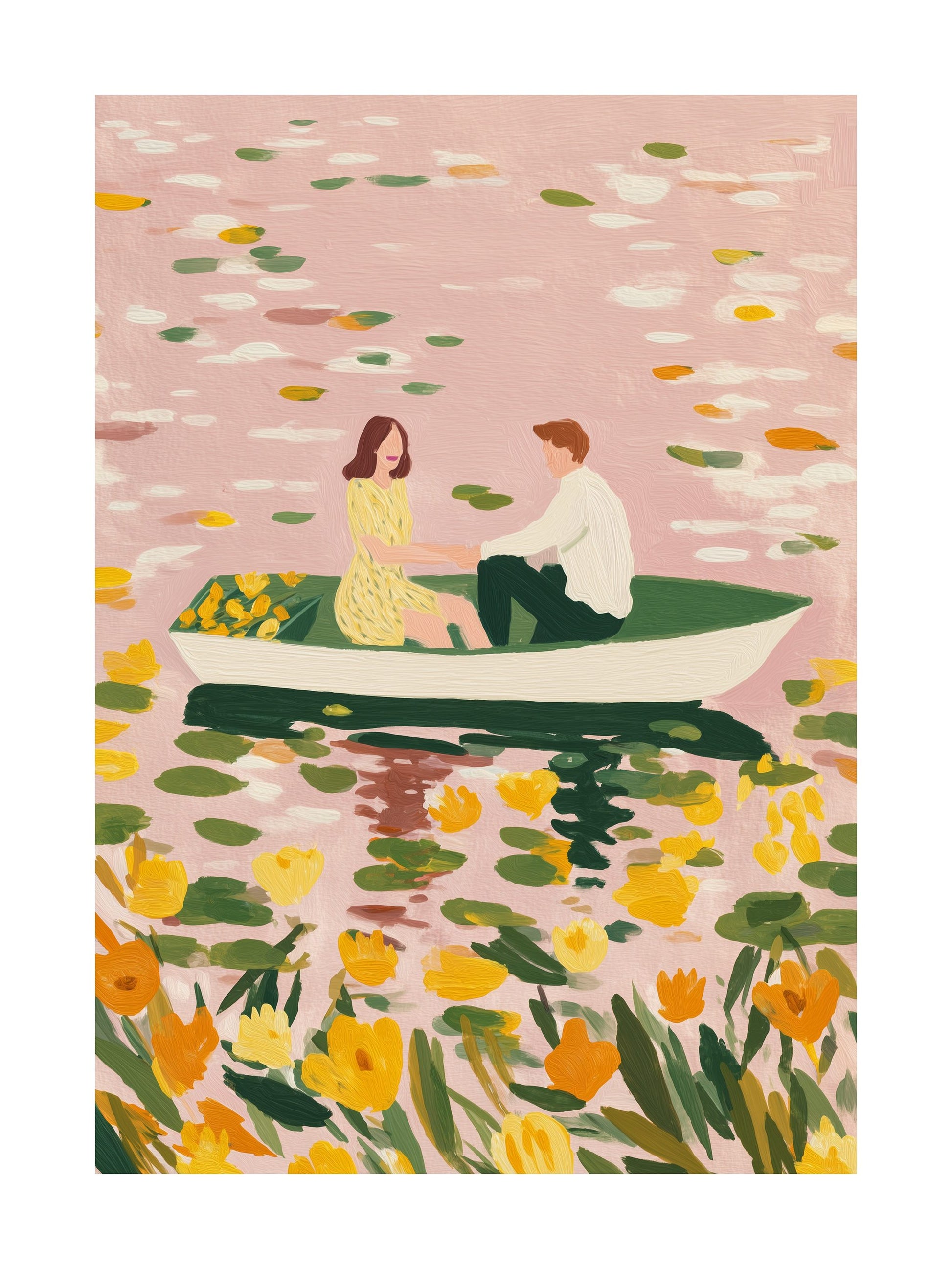 Poster of sliced dragonfruit and pitaya with vivid tropical colors