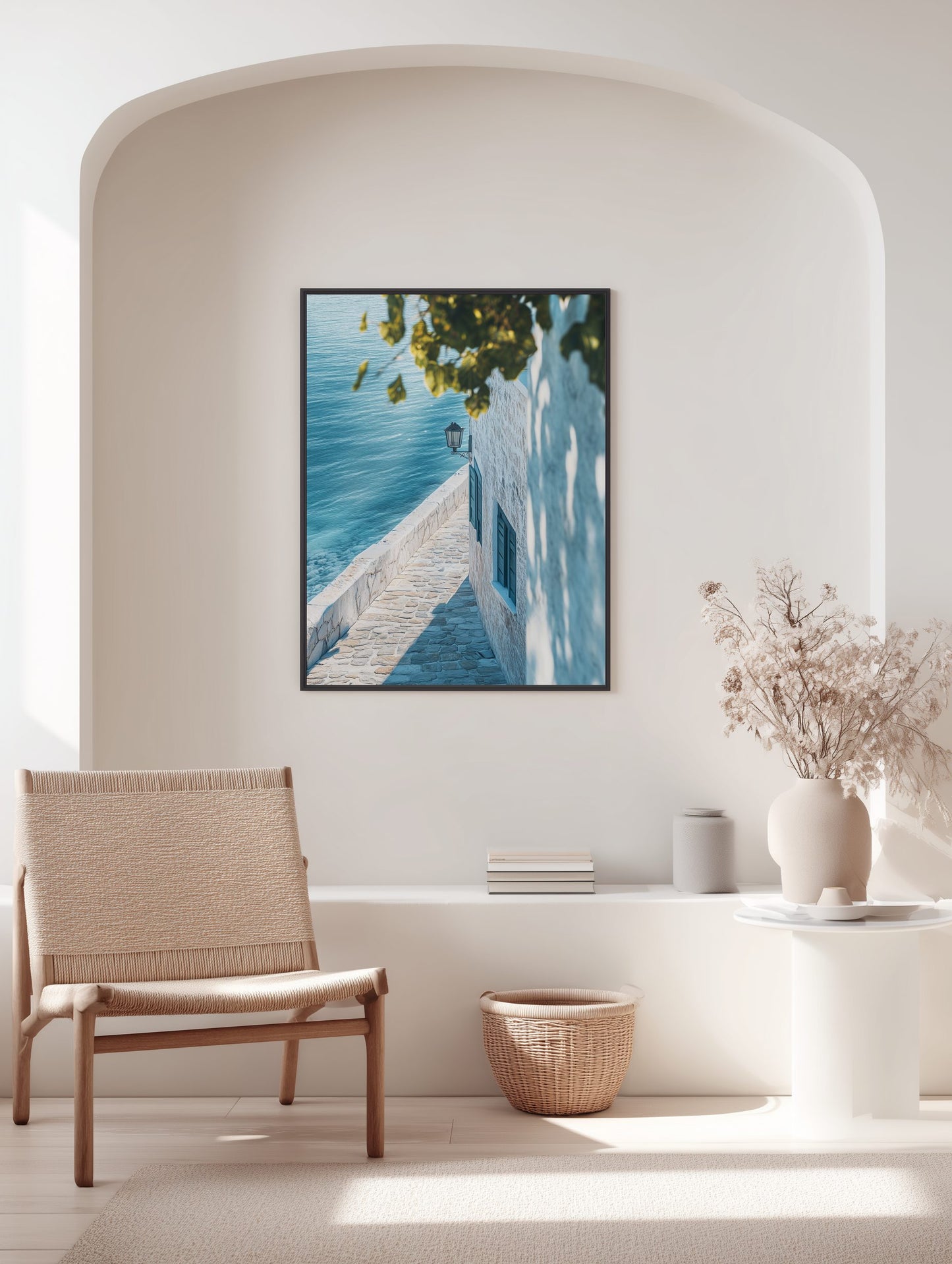 Seaside Promenade Poster