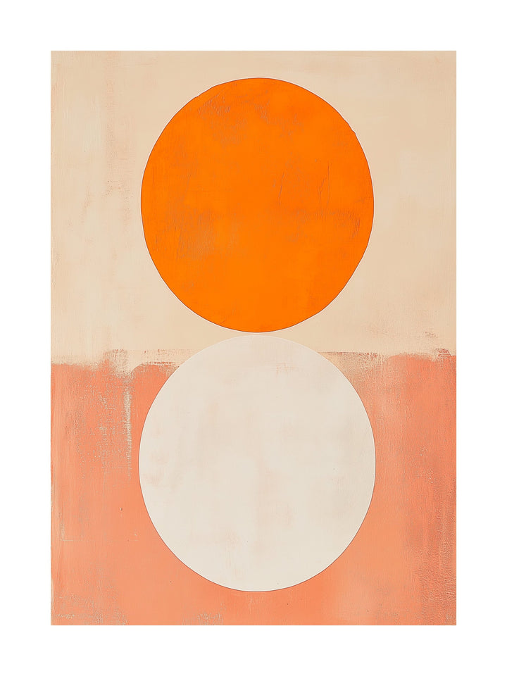 solar duet decorative wall art - modern poster for home or office