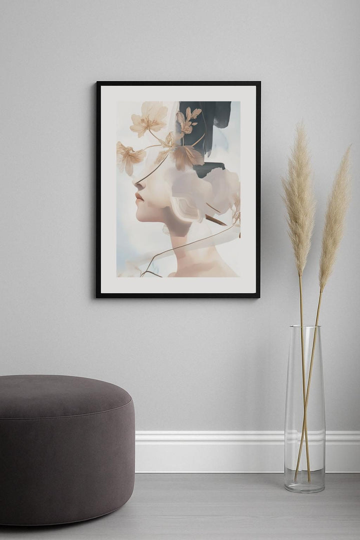 Dreamy Floral Fusion Poster