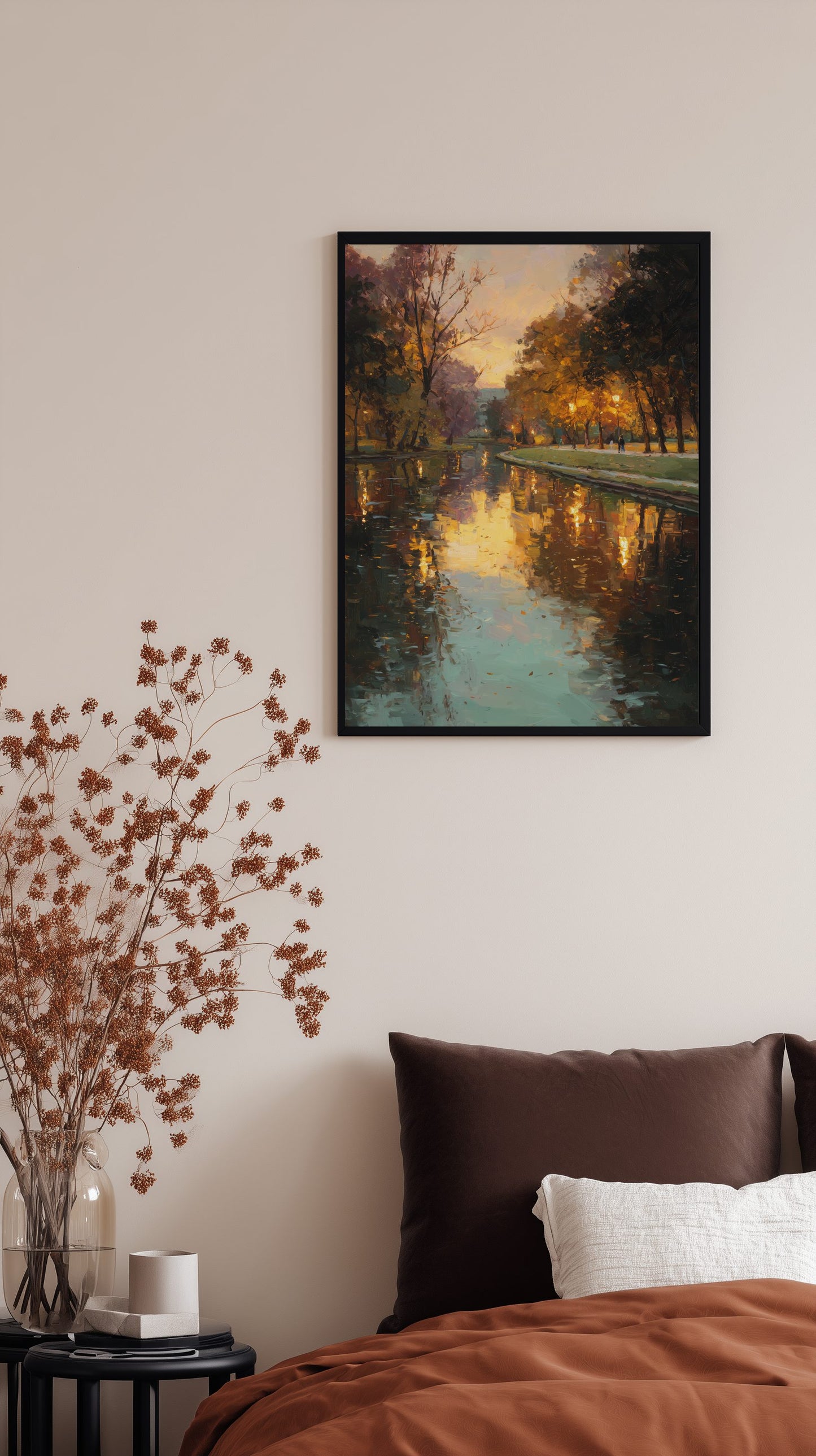 Golden Hour Park Poster