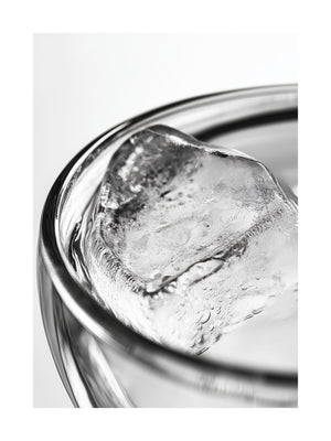 Frozen Elegance Ice Cube Poster