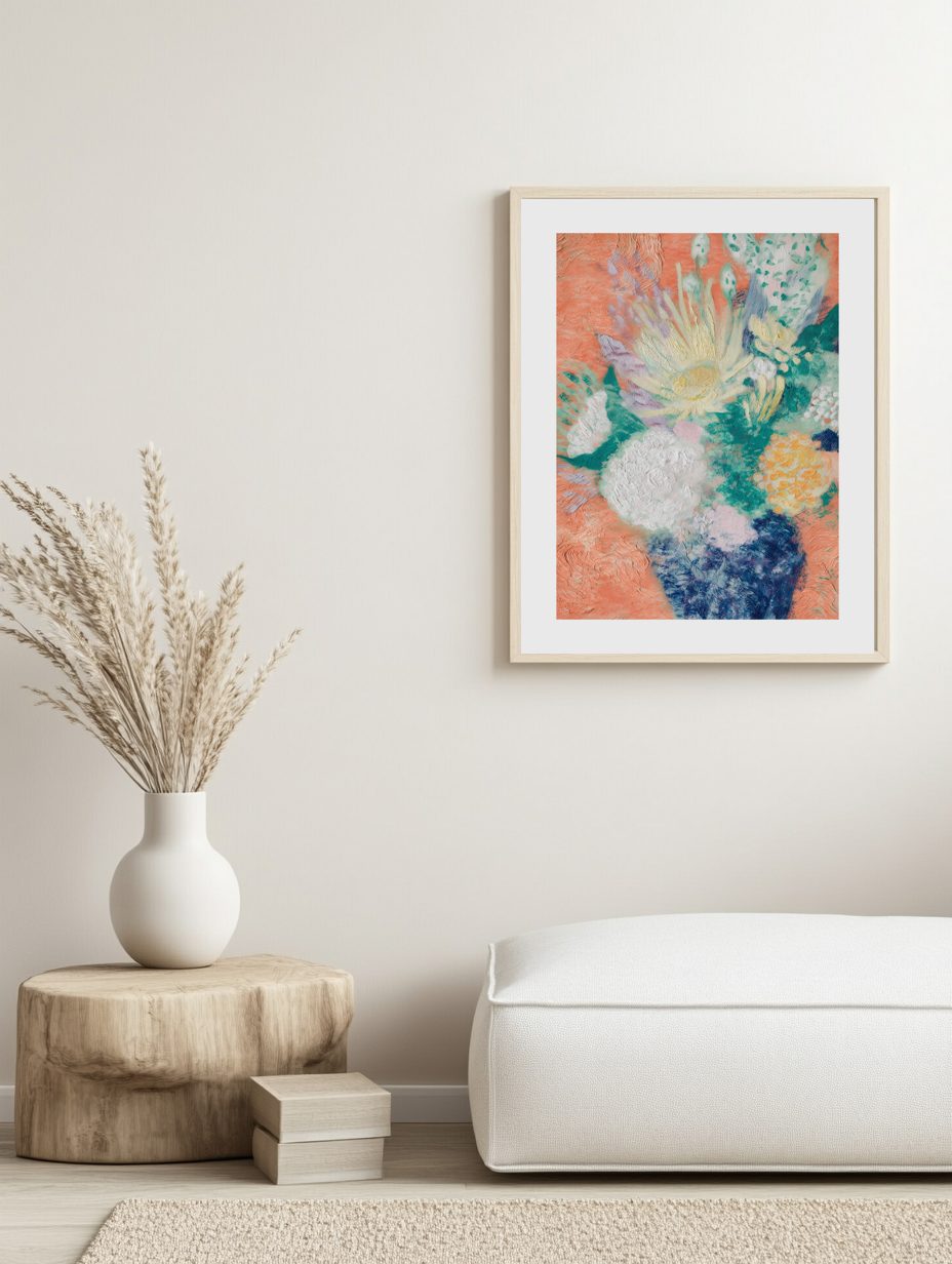 Sunset Blossom Bouquet Poster