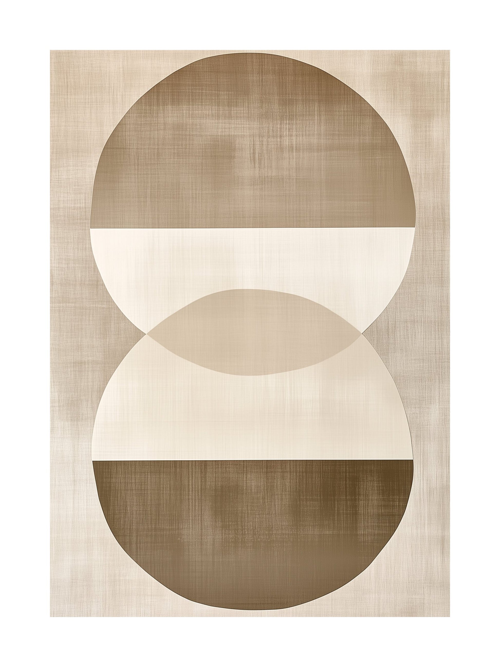 echoed forms decorative wall art - modern poster for home or office