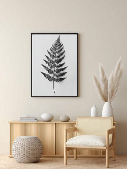 Feathered Fern Poster
