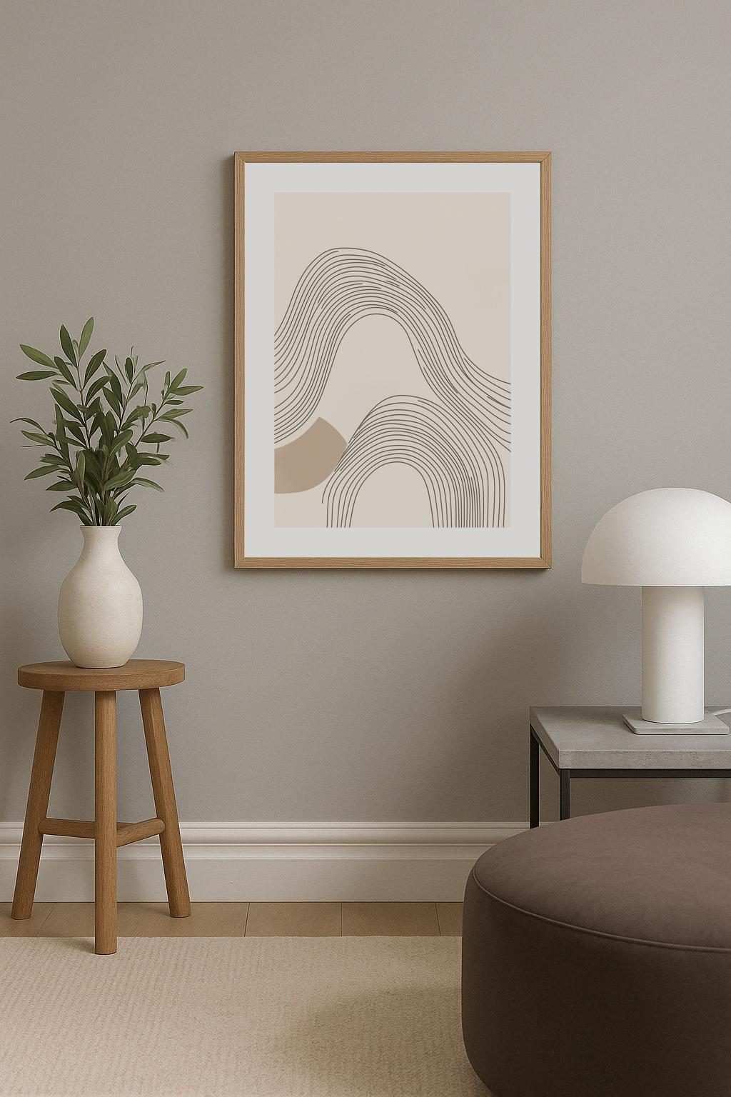 Minimalist Line Art Poster