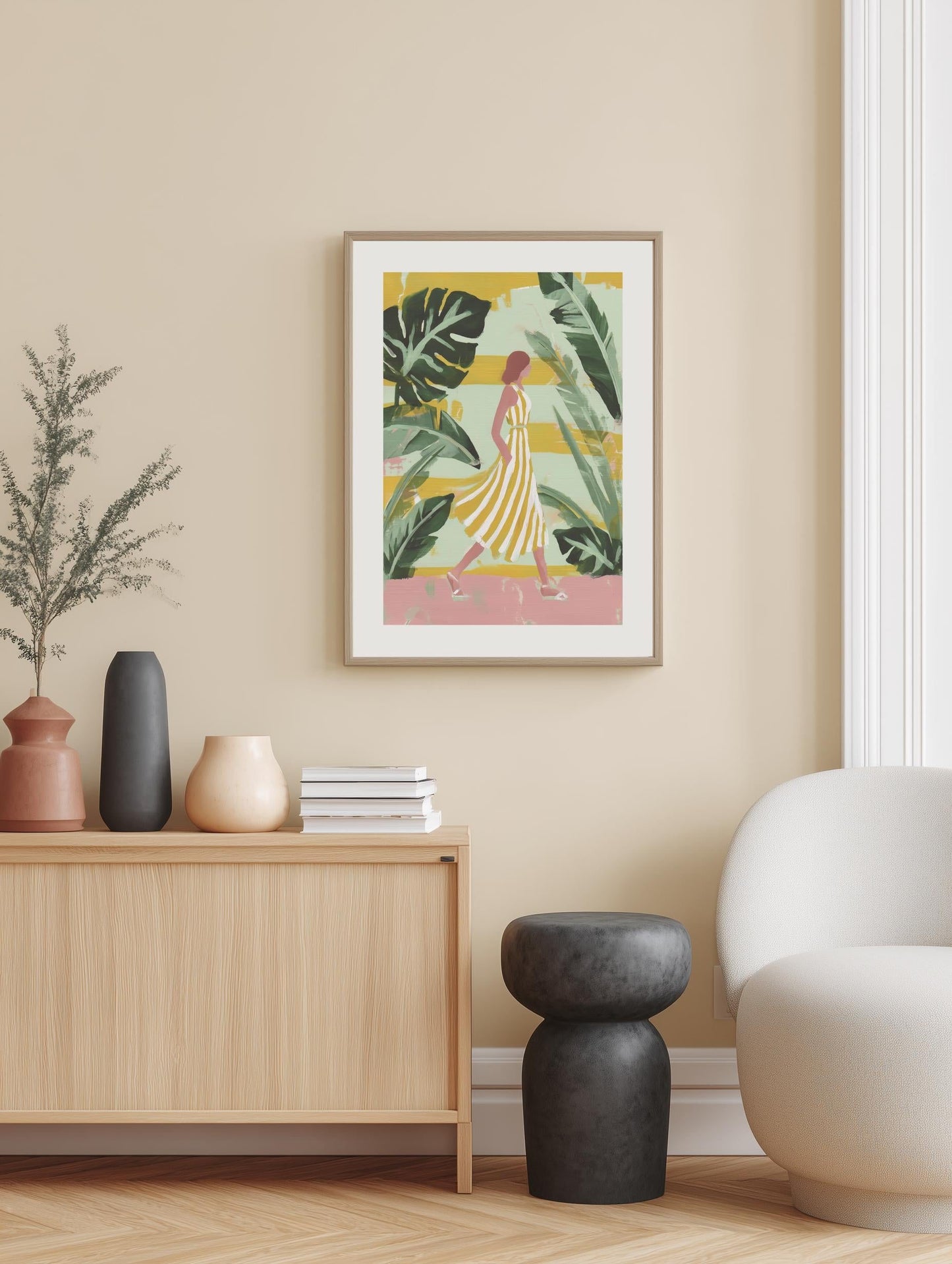 Tropical Stripes Poster