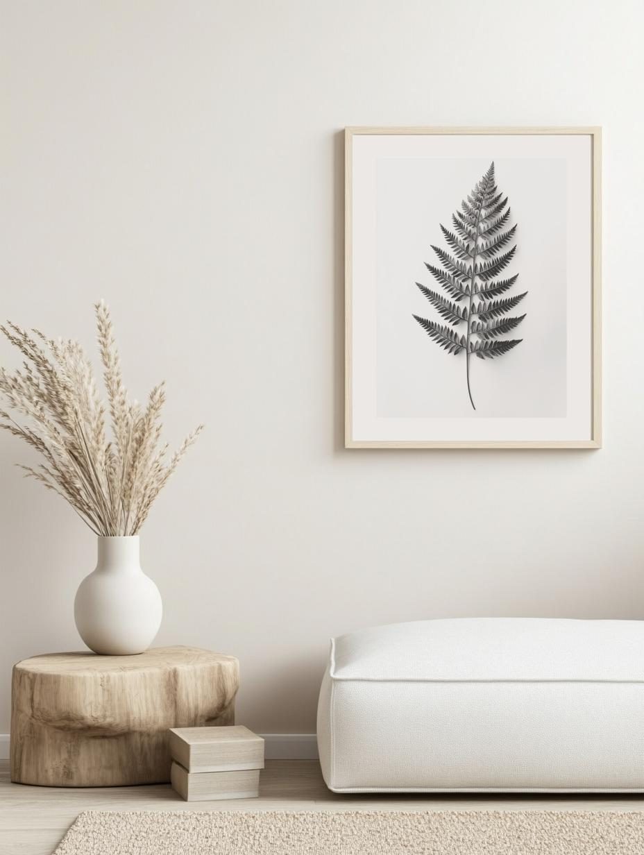 Feathered Fern Poster