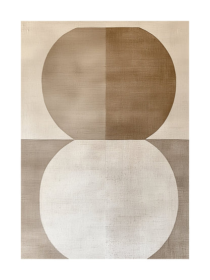 dual balance decorative wall art - modern poster for home or office