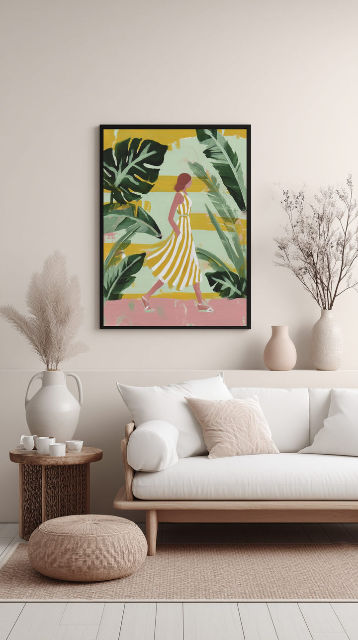 Tropical Stripes Poster