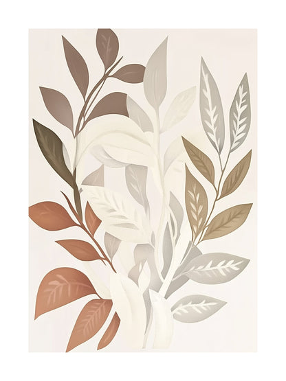 autumn foliage decorative wall art - modern poster for home or office