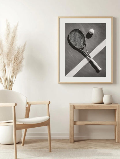 Tennis Still Life Poster