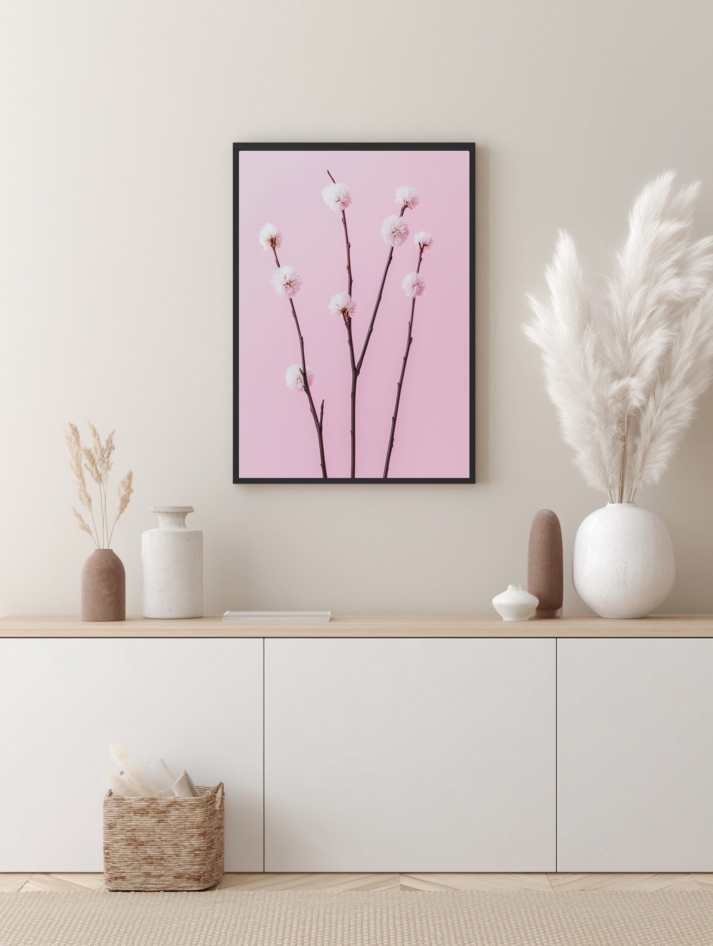 Blushing Branches Poster