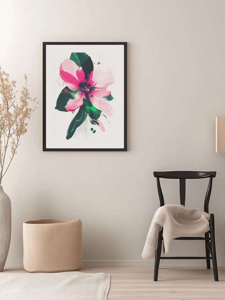 Vibrant Hibiscus Poster