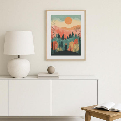 Scandinavian Landscape Poster