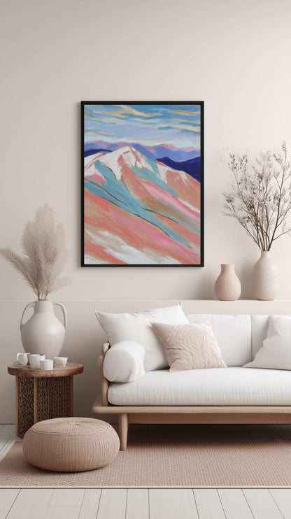 Sunset Ridge Mountain Poster