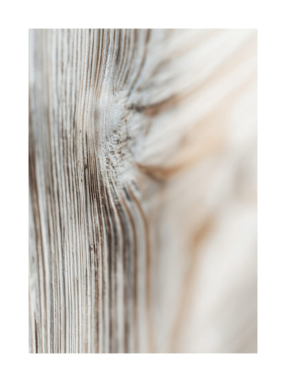 Soft neutral wood line texture poster with minimalist Scandinavian aesthetic