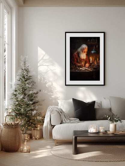 Santa Claus Workshop Poster