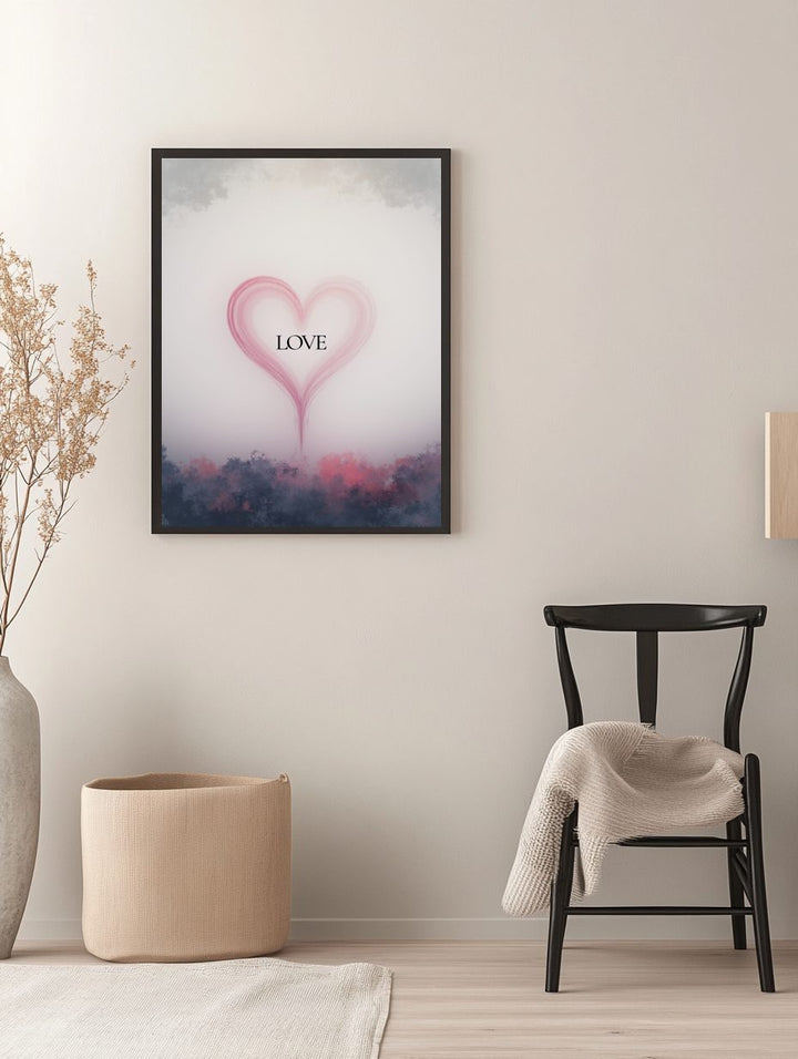 LOVE Minimal Text Poster