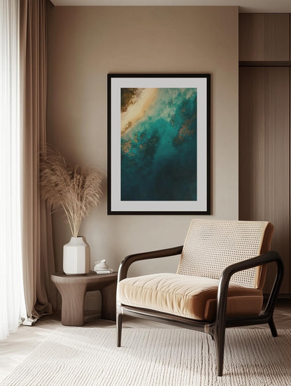 Coral Reef Glow Poster