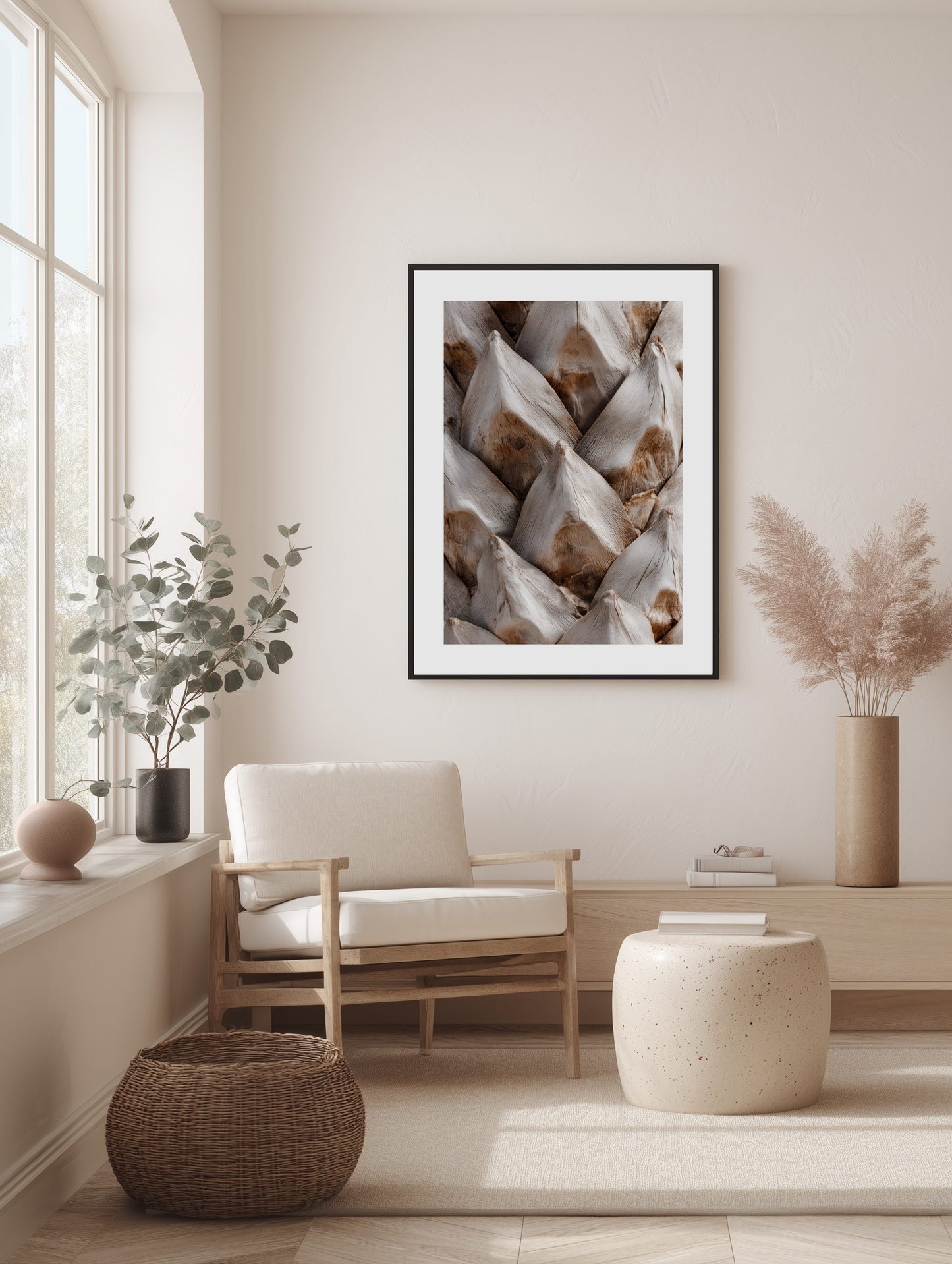 Natural Pine Cone Texture Poster