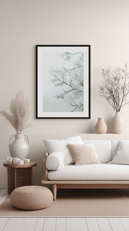 Frosted Branches Poster