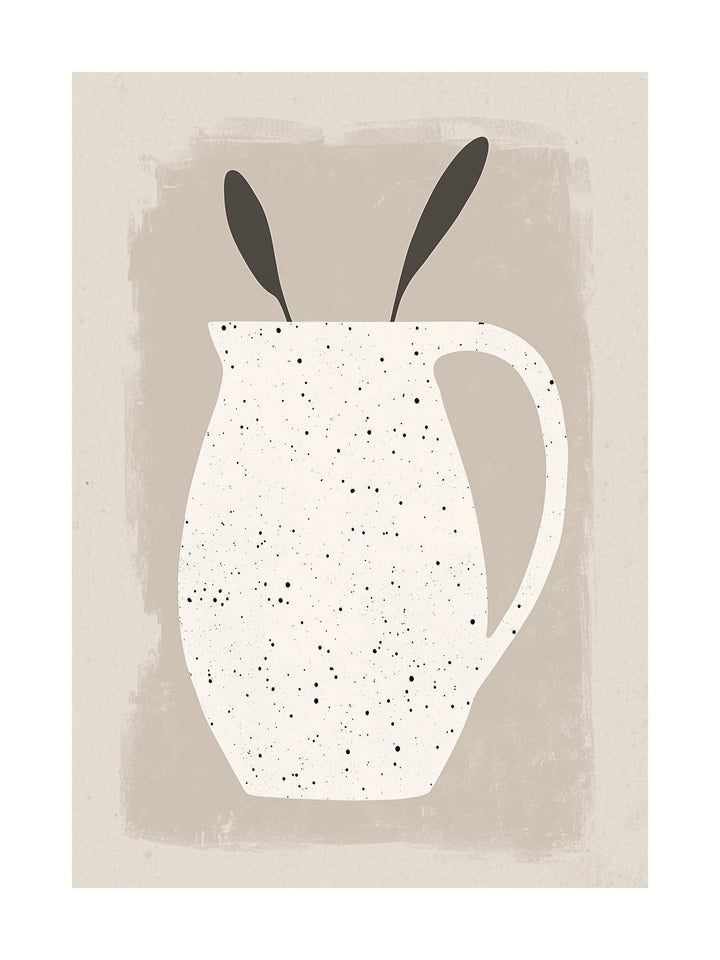 minimal mug decorative wall art - modern poster for home or office