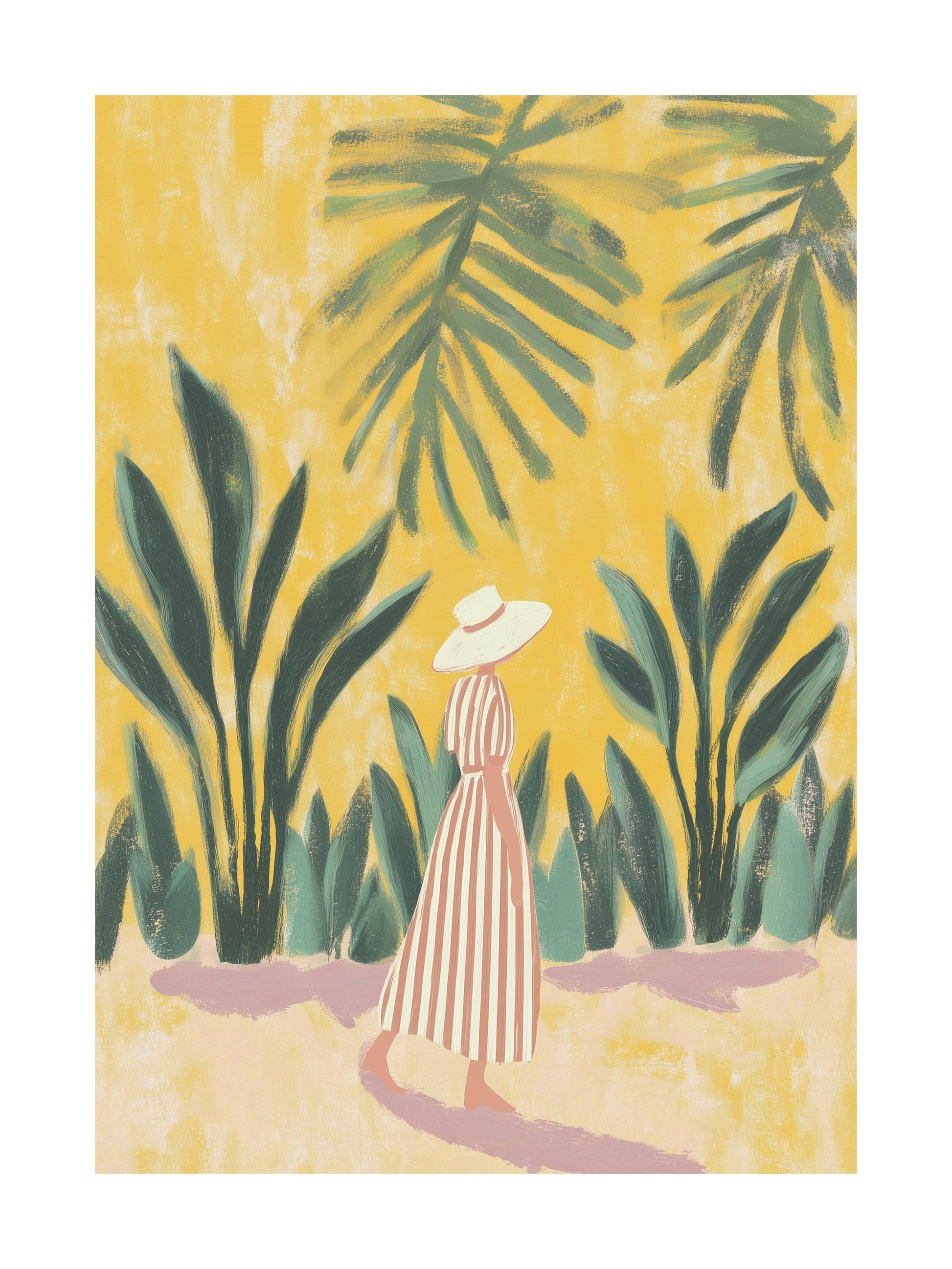 Poster of juice boxes wearing sunglasses on picnic blanket