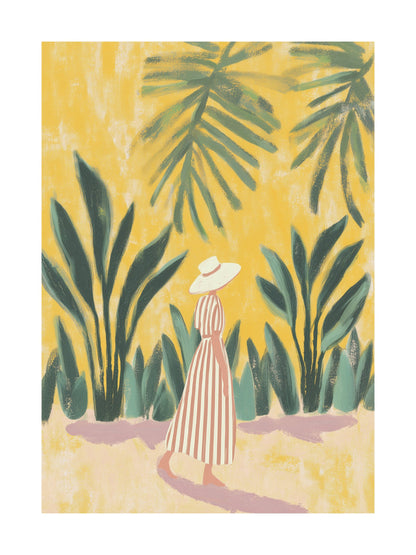 Poster of juice boxes wearing sunglasses on picnic blanket