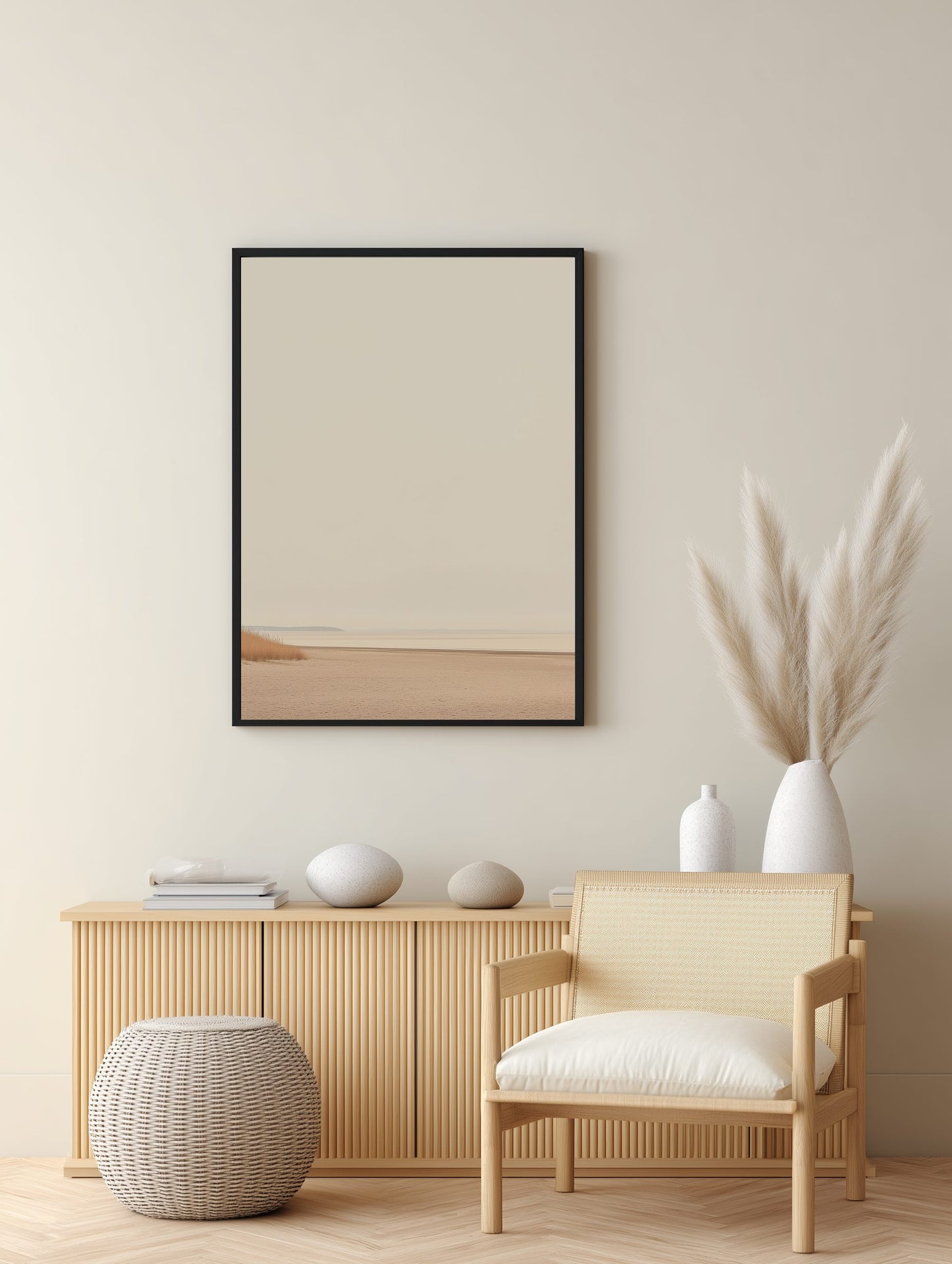 Minimalist Swedish Coast Poster