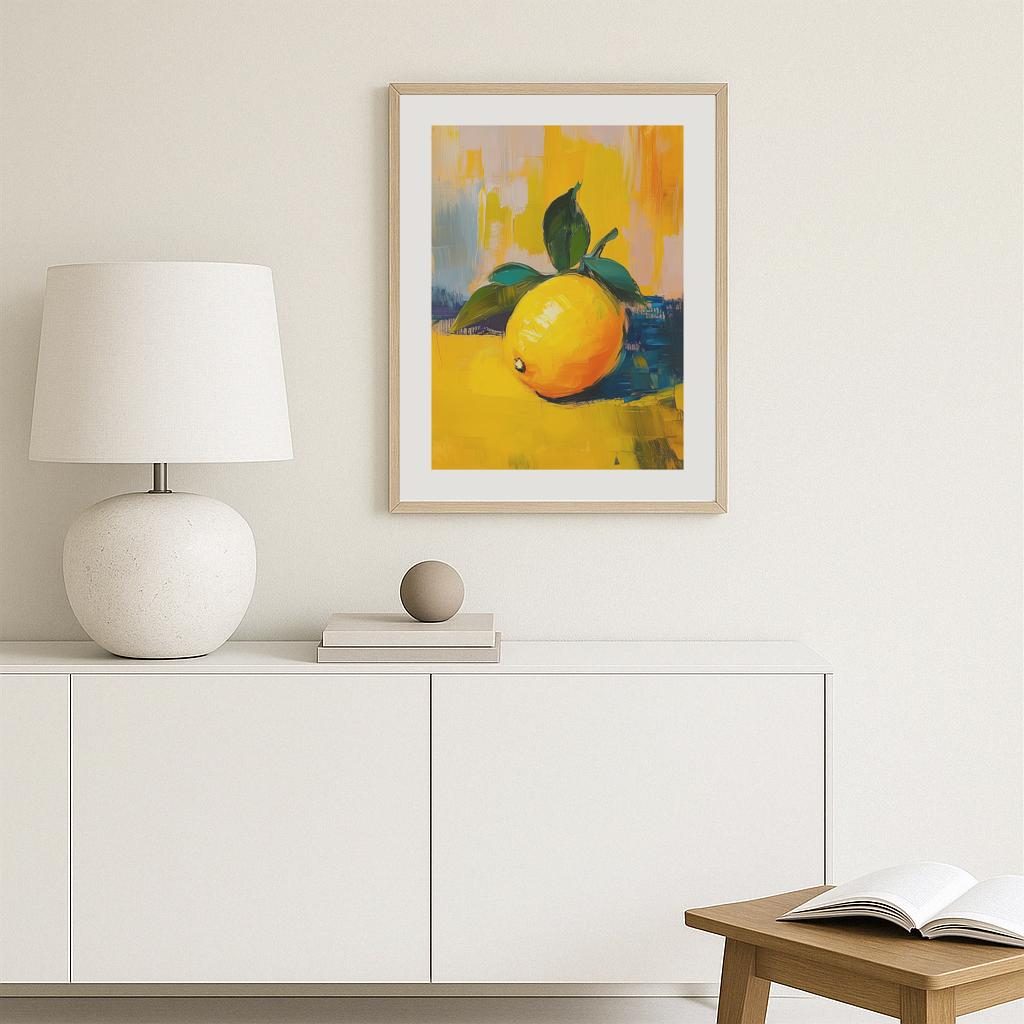Sunny Lemon Poster