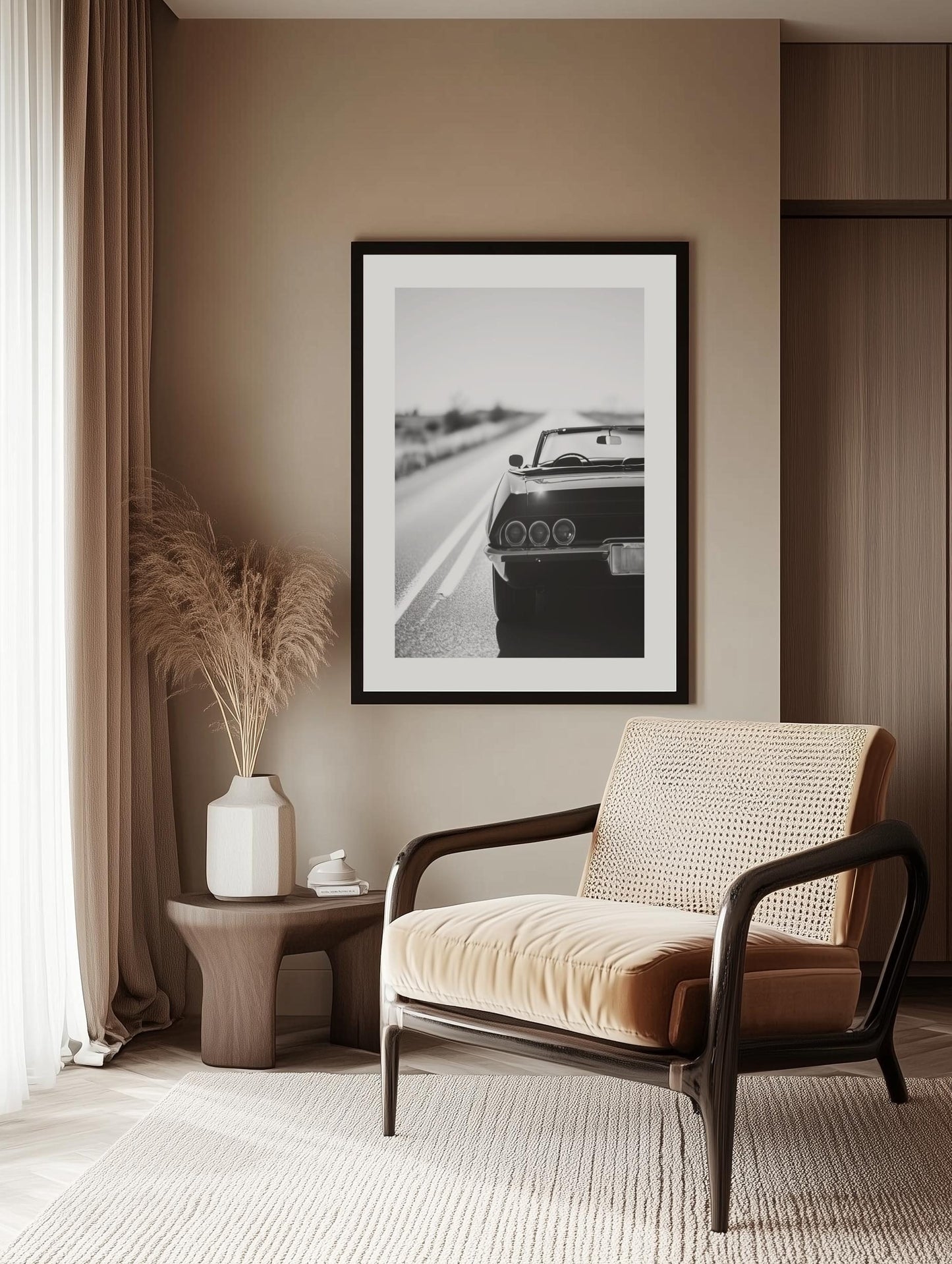 Convertible Road Poster