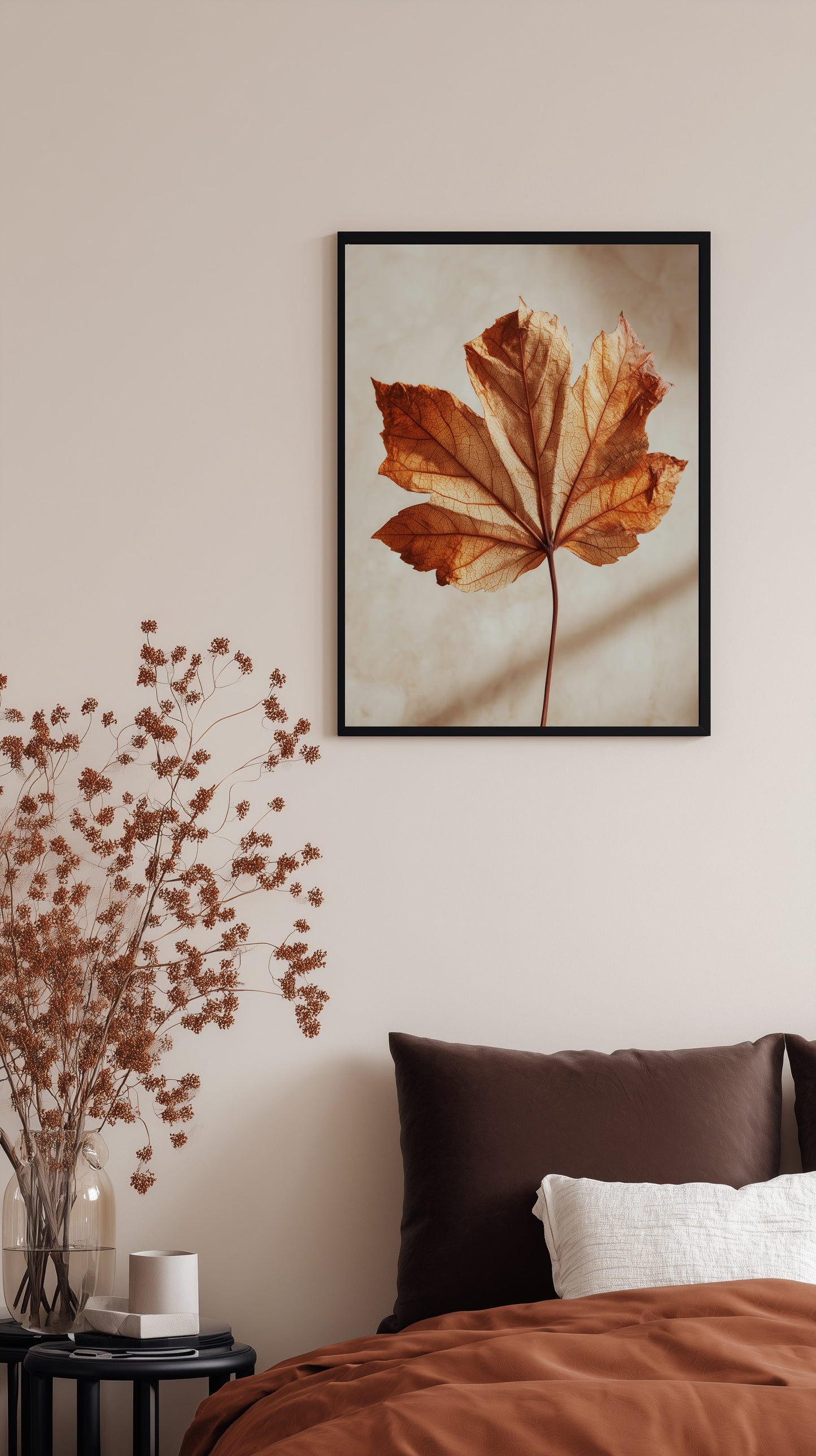 Golden Maple Leaf Poster