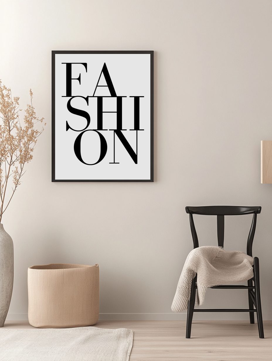 Fashion Typography Poster