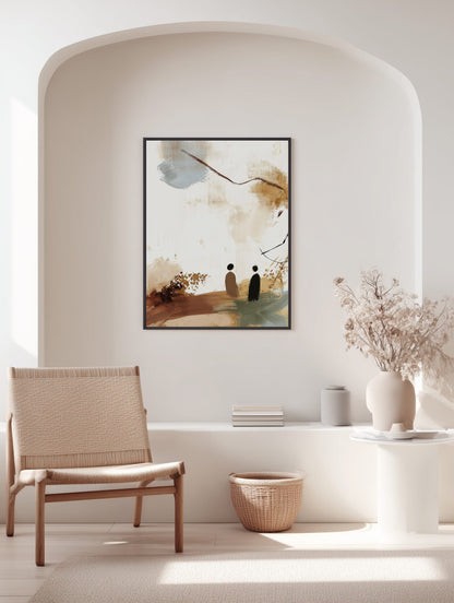 Abstract Encounter in Nature Poster