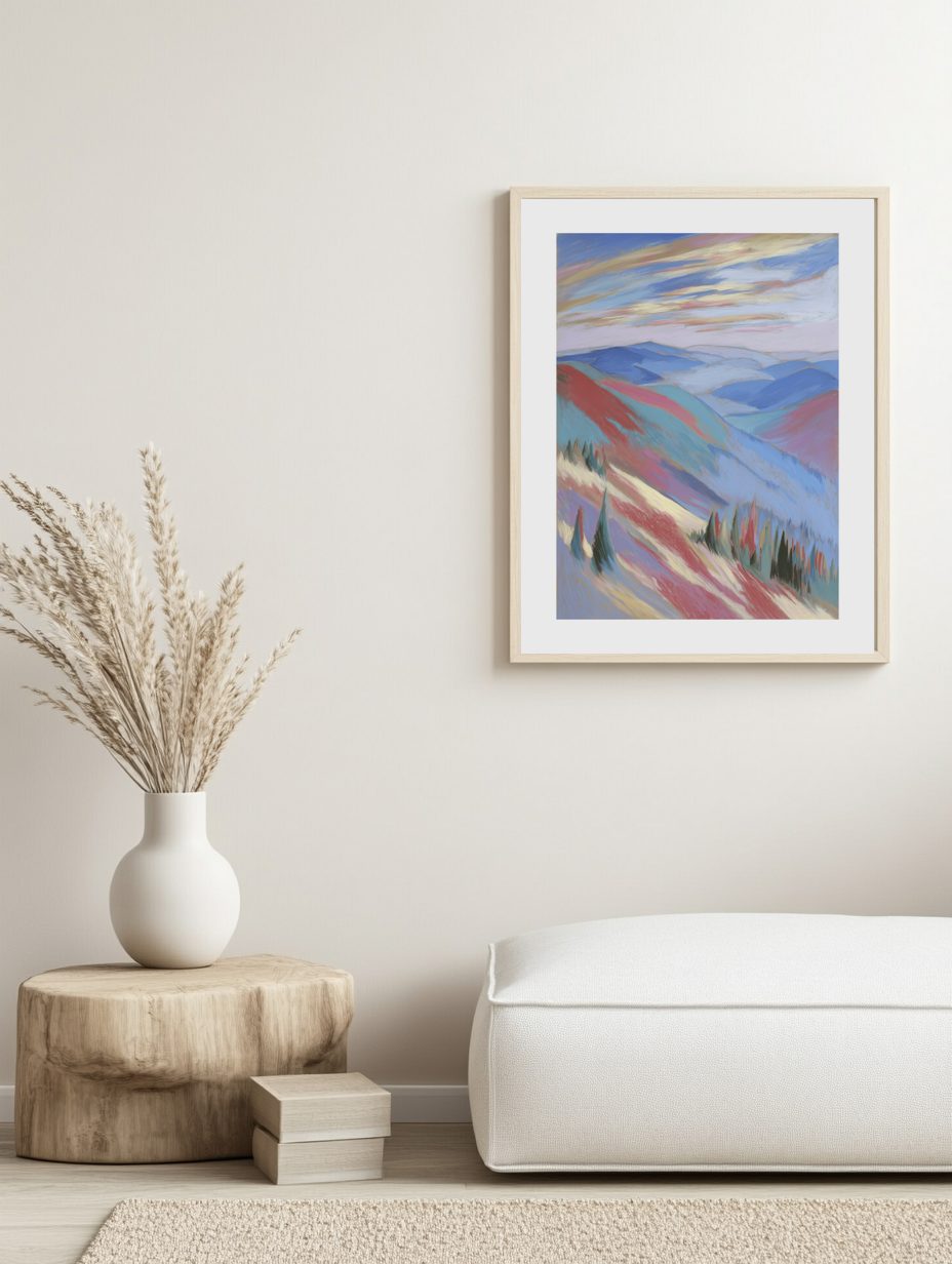 View From the Mountain Top Poster