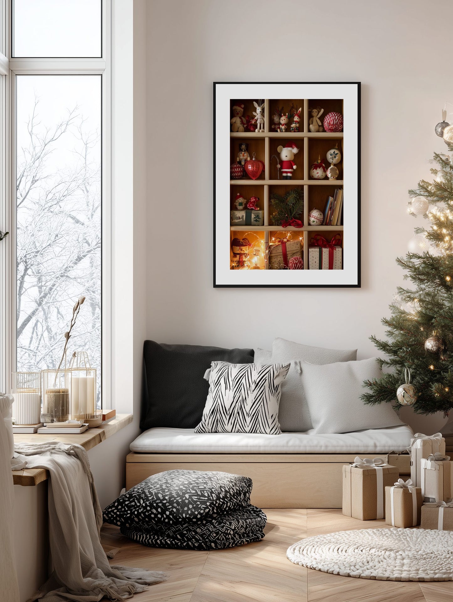 Christmas Shelf Poster