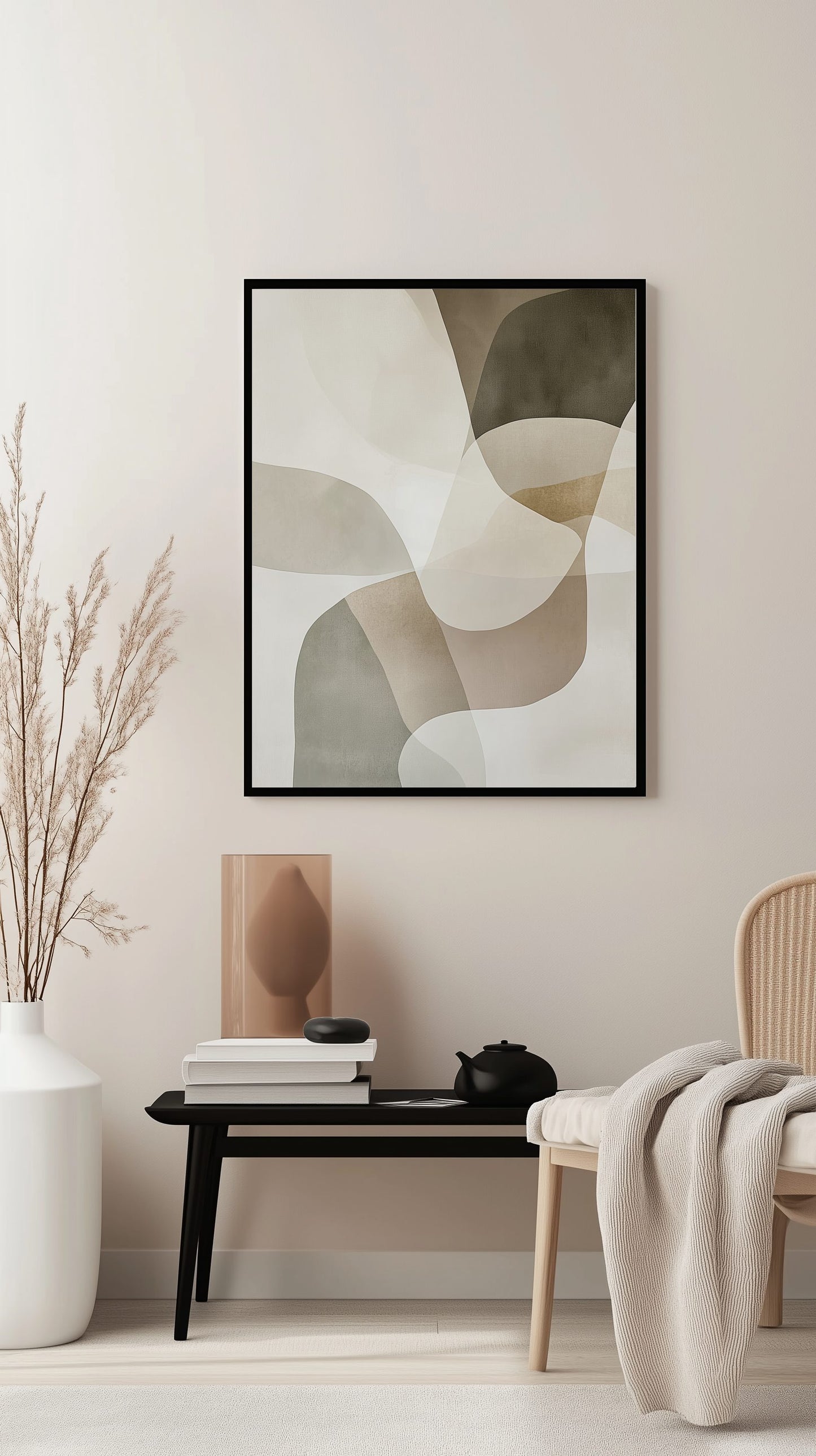 Soft Earth Tones Poster