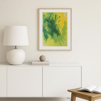 Green Flourish Poster