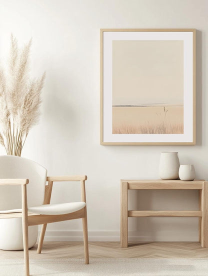 Calm Coastal Horizon Poster