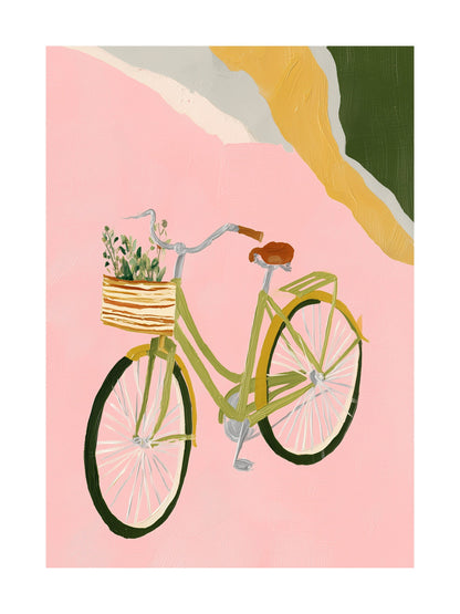 Poster of dancing champagne bottles with disco ball