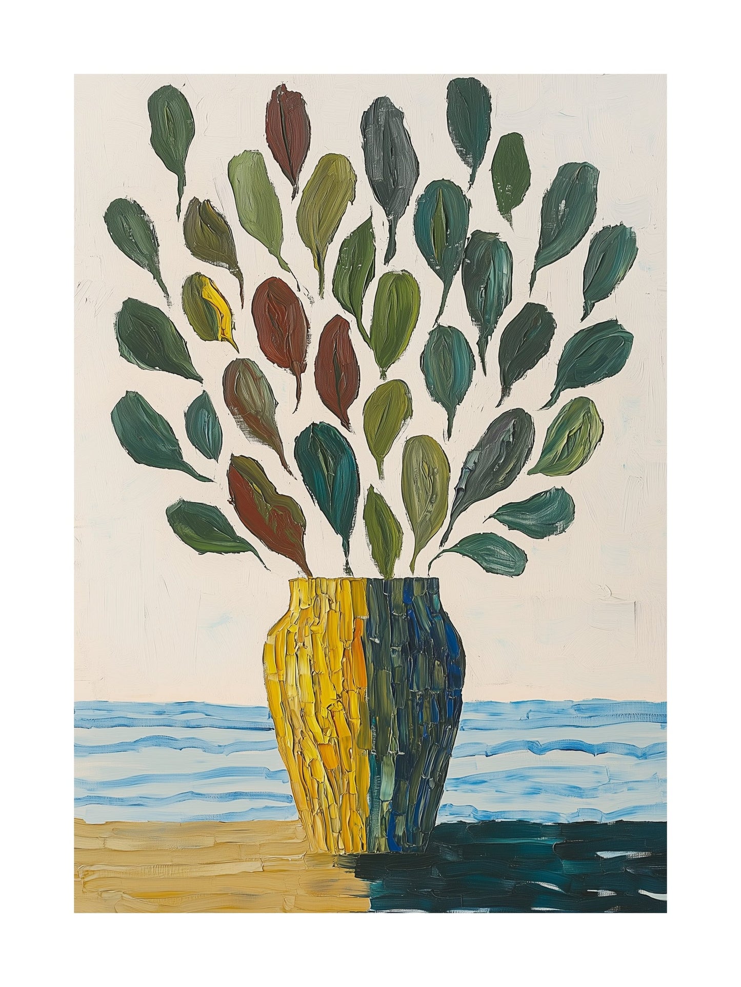 identical watercolor decorative wall art - modern poster for home or office